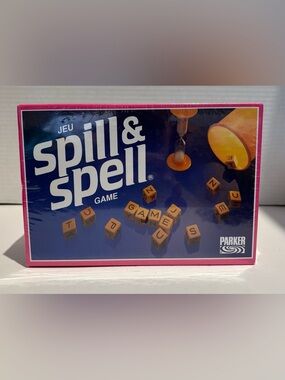 Vintage 1970’s Spill And Spell Dice Game Parker Bros A-102 Brand New Made in USA